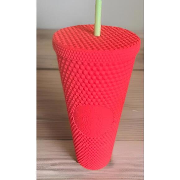 Starbucks 24oz Studded Venti Tumblers With Straws Lot Of 4 Colorful Collector - Picture 3 of 7